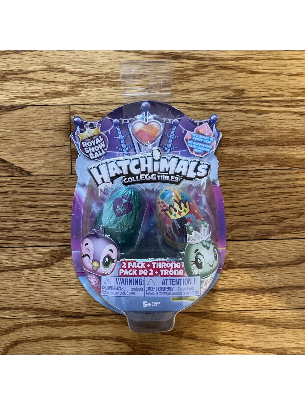 Hatchimals CollEGGtibles Royal Snow Ball 2 PACK and THRONE with 2 Accessories